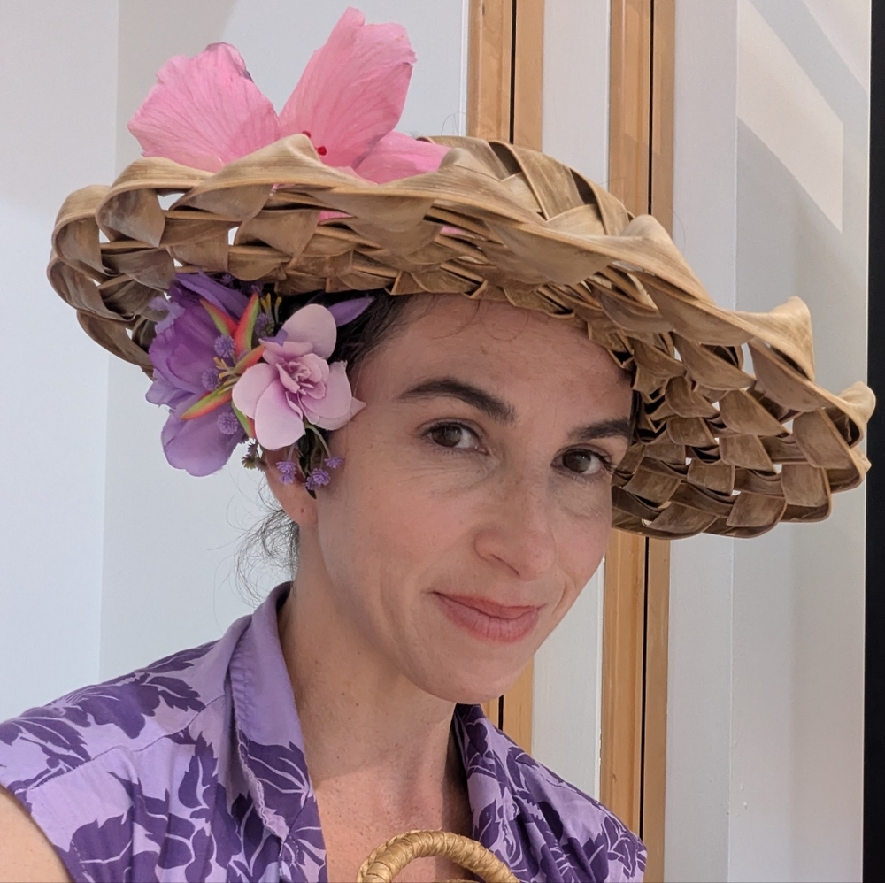 Natural Woven Hat - Picture 4 of 6